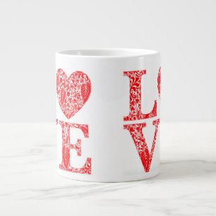 Liebe Jumbo-Tasse