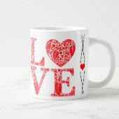 Liebe Jumbo-Tasse (Rechts)