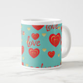 Liebe Jumbo-Tasse (Vorderseite Rechts)