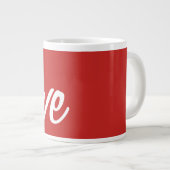 Liebe Jumbo-Tasse (Vorderseite Rechts)