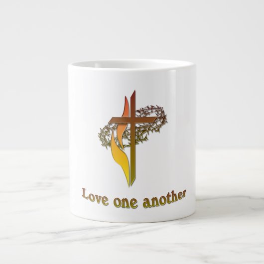 Liebe Jumbo-Tasse (Vorderseite)