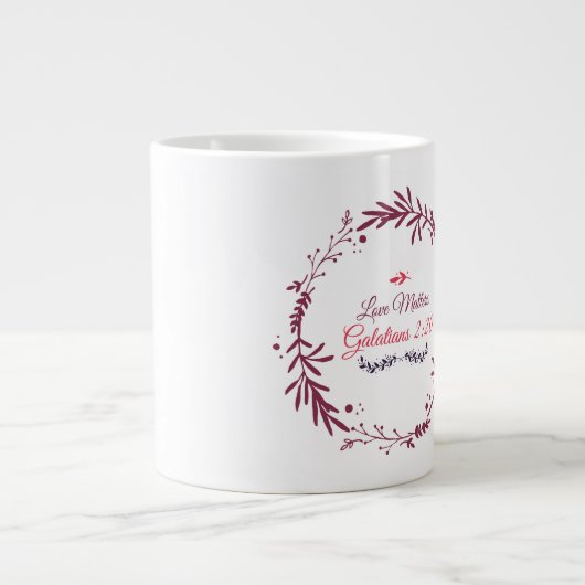 Liebe - Jumbo-Tasse (Vorderseite)