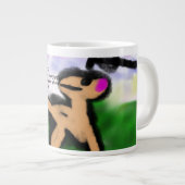 Liebe Jumbo-Tasse (Vorderseite Rechts)