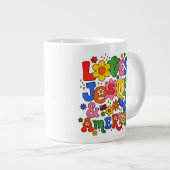 Liebe  Jumbo-Tasse (Vorderseite Rechts)