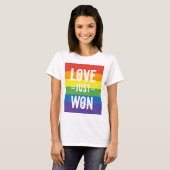 Liebe just Won - Ehe feiern T-Shirt (Vorne ganz)