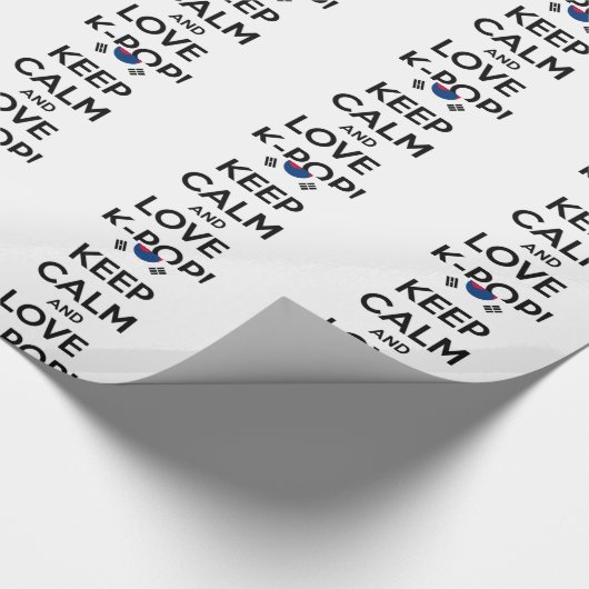 Liebe K-Pop! Geschenkpapier (Ecke)