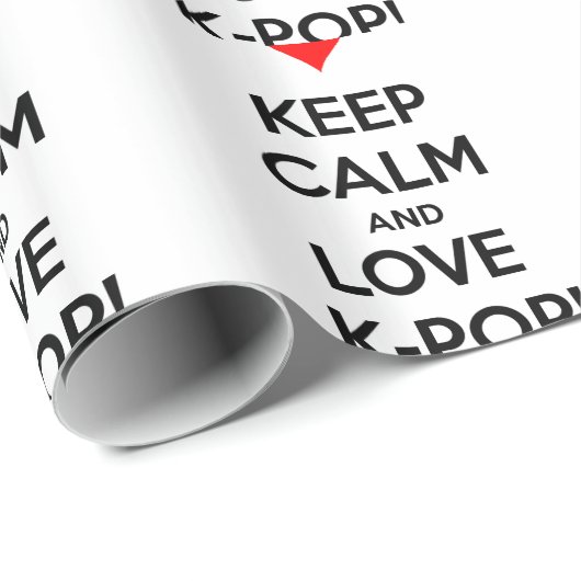 Liebe K-Pop! Geschenkpapier (Rolleneckpunkt)