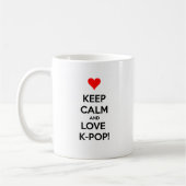 Liebe K-Pop! Kaffeetasse (Links)