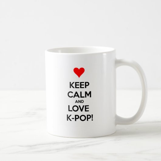 Liebe K-Pop! Kaffeetasse (Rechts)