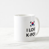 Liebe K-Pop! Kaffeetasse (VorderseiteRechts)