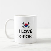 Liebe K-Pop! Kaffeetasse (Links)