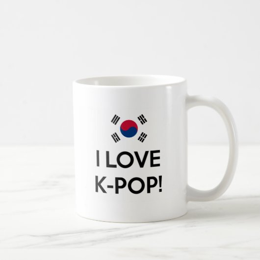 Liebe K-Pop! Kaffeetasse (Rechts)