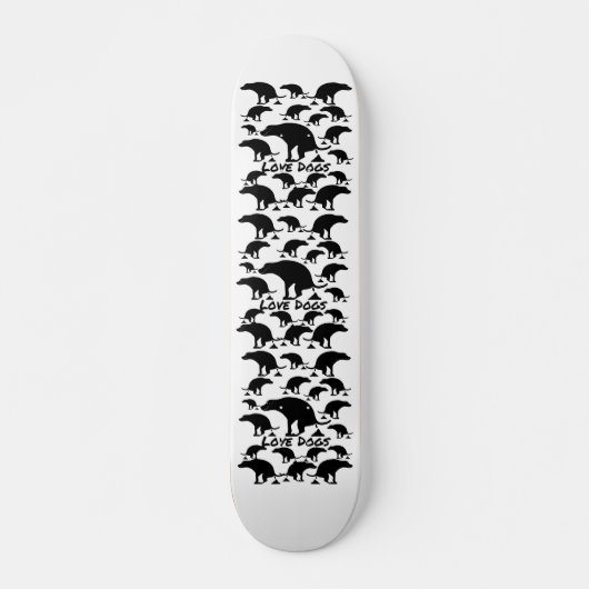 Liebe kackend Hunde Skateboard (Vorne)