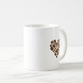 Liebe Kaffee Einzigartige Worte Kaffeetasse (VorderseiteRechts)