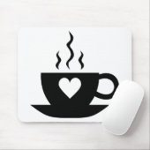 Liebe-Kaffee Mousepad (Mit Mouse)