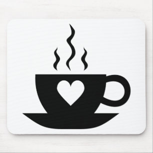 Liebe-Kaffee Mousepad