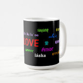 LIEBE Kaffee Tasse (VorderseiteRechts)