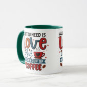 Liebe & Kaffee Tasse (Vorderseite Links)