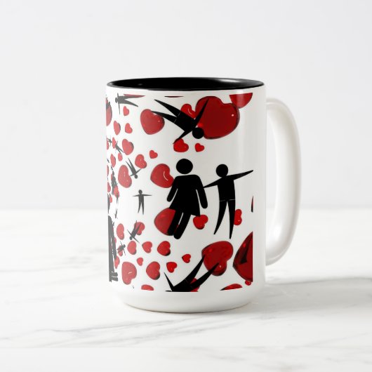 Liebe Kaffee Tasse (VorderseiteRechts)