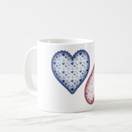 Liebe Kaffee Tasse (Vorderseite Links)