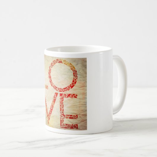 Liebe Kaffee Tasse (VorderseiteRechts)