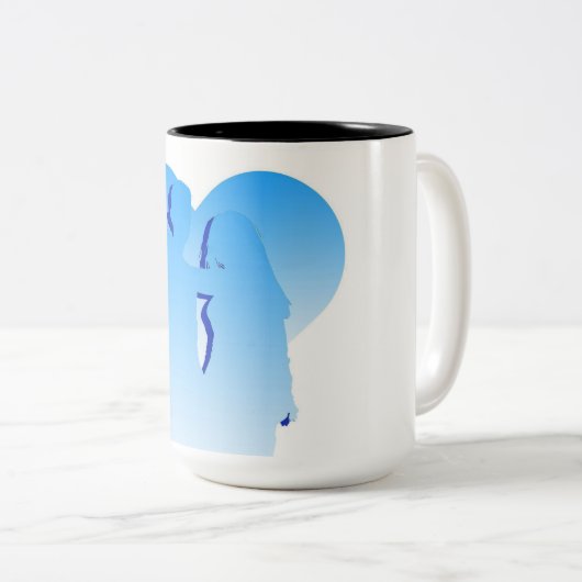 Liebe Kaffee Tasse (VorderseiteRechts)