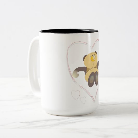 Liebe Kaffee Tasse (Vorderseite Links)