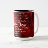 Liebe Kaffee Tasse (VorderseiteRechts)