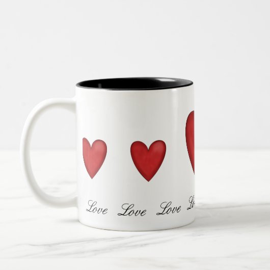 Liebe Kaffee Tasse (Links)
