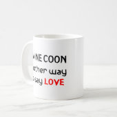 Liebe Kaffee Tasse (Vorderseite Links)