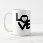 Liebe Kaffee Tasse 15oz (Links)