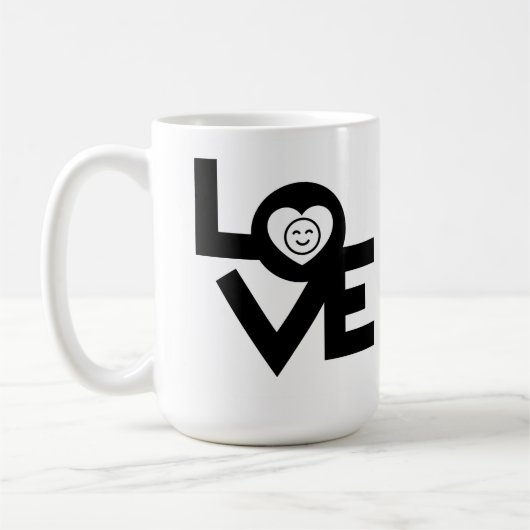 Liebe Kaffee Tasse 15oz (Links)