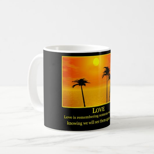 Liebe Kaffee Tasse 2 (Vorderseite Links)