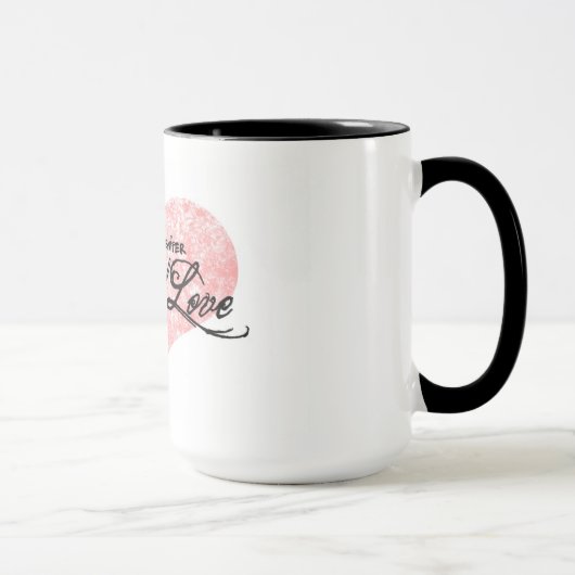 Liebe-Kaffee-Tasse 2 Danielle und Jennifers Tasse (Rechts)