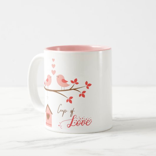 Liebe Kaffee Tasse - Cherish Every Side (Vorderseite Links)