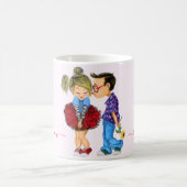 Liebe Kaffee Tasse Geschenk - Kiss - I Liebe Sie (Mittel)