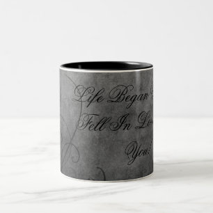 Liebe - Kaffee Tasse: Liebe Twilight Collection Zweifarbige Tasse