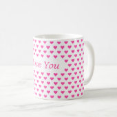 Liebe Kaffee Tasse mit Herz und Text - I Liebe Sie (VorderseiteRechts)