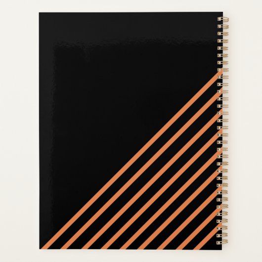 Liebe Kaffee Tasse Wasserfarbe Mit Monogramm Planer (Rückseite)