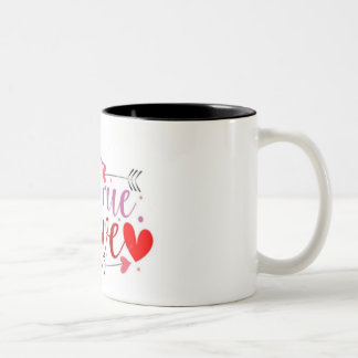 Liebe Kaffee-Tasse Zweifarbige Tasse