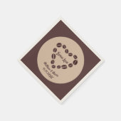 Liebe Kaffeeban Herz Serviette (Ecke)