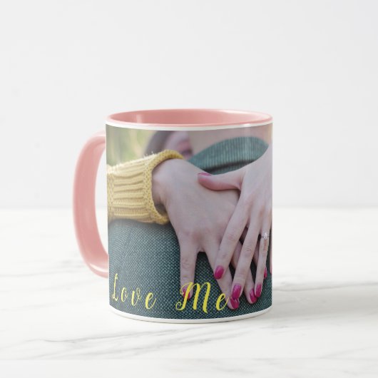 Liebe Kaffeemüll & Tee Tasse (Vorderseite Links)