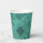 Liebe Kaffeepulver Pappbecher (Links)