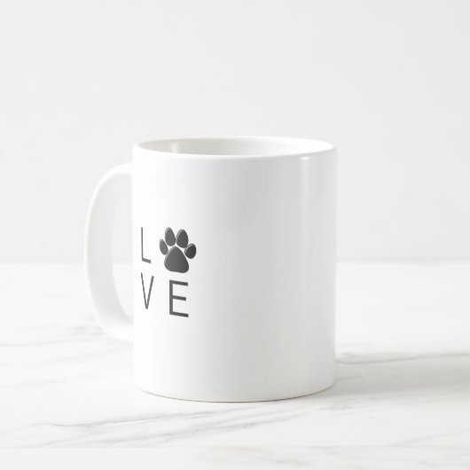 LIEBE KAFFEETASSE (Vorderseite Links)