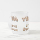 Liebe Kaffeetasse | Anpassbare Kaffee- & Teetasse (Vorderseite Links)