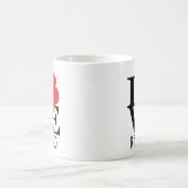 LIEBE Kalaheo Roter Hibiskus 11oz Kaffeetasse (Mittel)