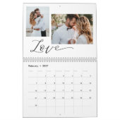 Liebe-Kalender für benutzerdefinierte Fotos Kalender (Feb 2027)