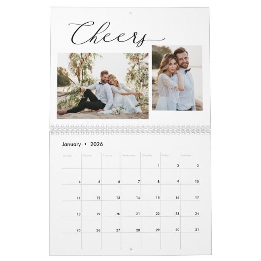 Liebe-Kalender für benutzerdefinierte Fotos Kalender (Jan 2026)