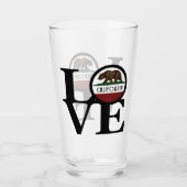 LIEBE Kalifornien Glas (Vorderseite)