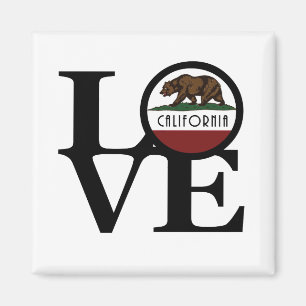 LIEBE Kalifornien Magnet